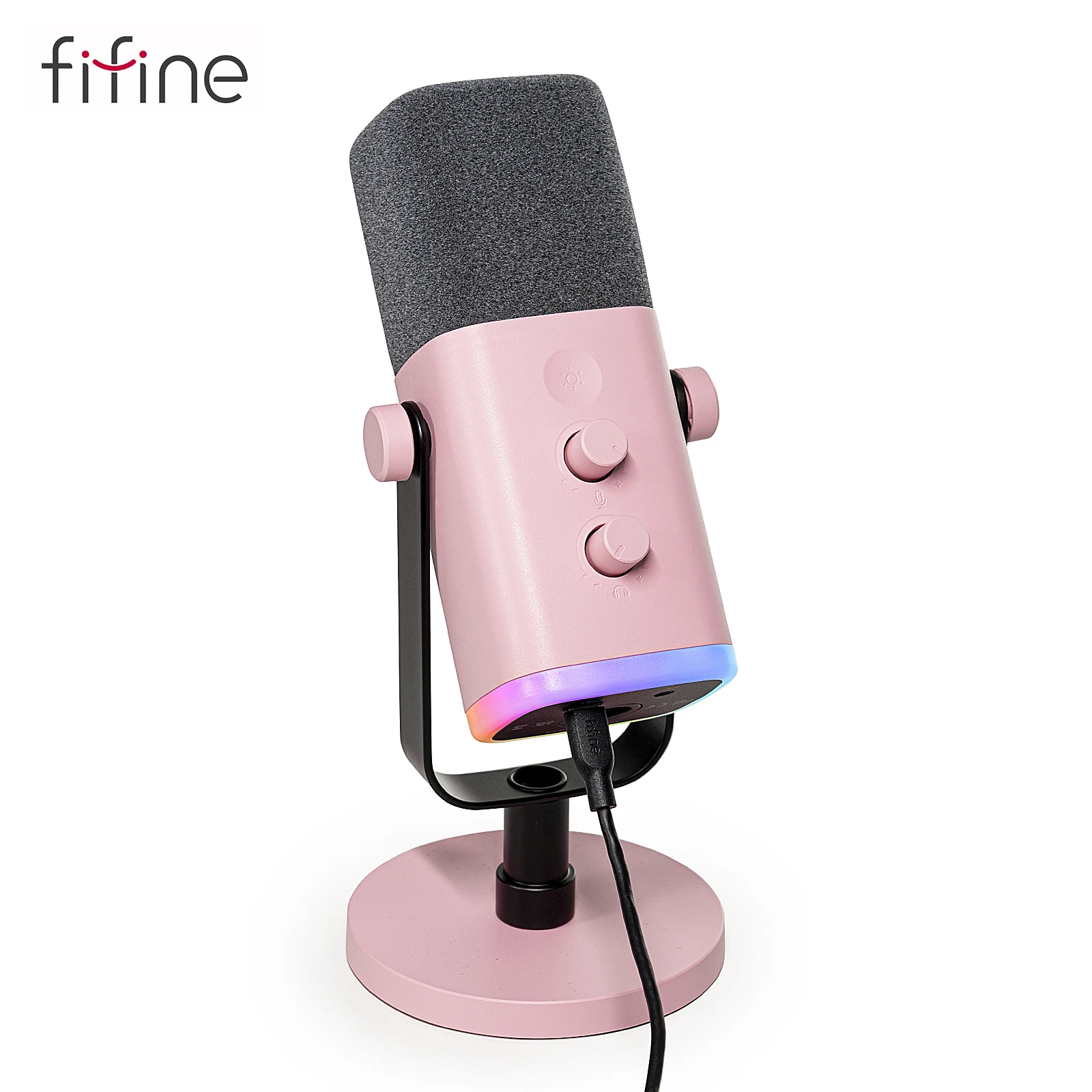 Fifine Ampligame Am8 Gaming Mic Live Wired Gamer Microphone Recording ...