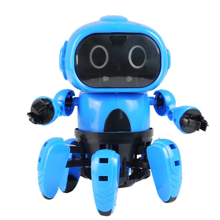 963 steam toys DIY self-assembly robot kit educational toy Battery Operated Flexible Limb Robot