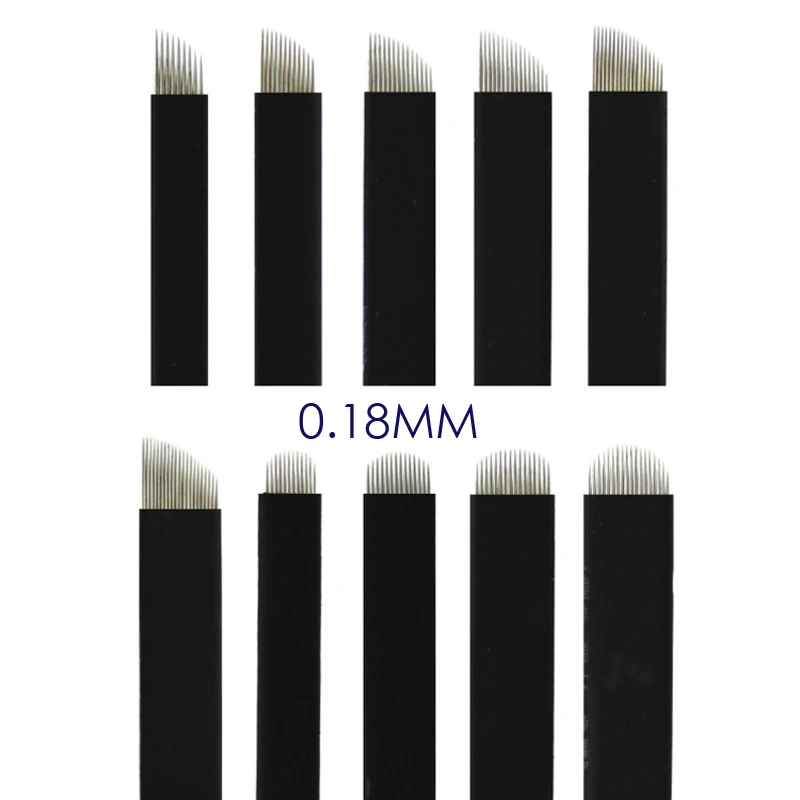 High Quality Microblading Eyebrow Tattoo Needle Blades Permanent Makeup Tool with Stainless Steel Material