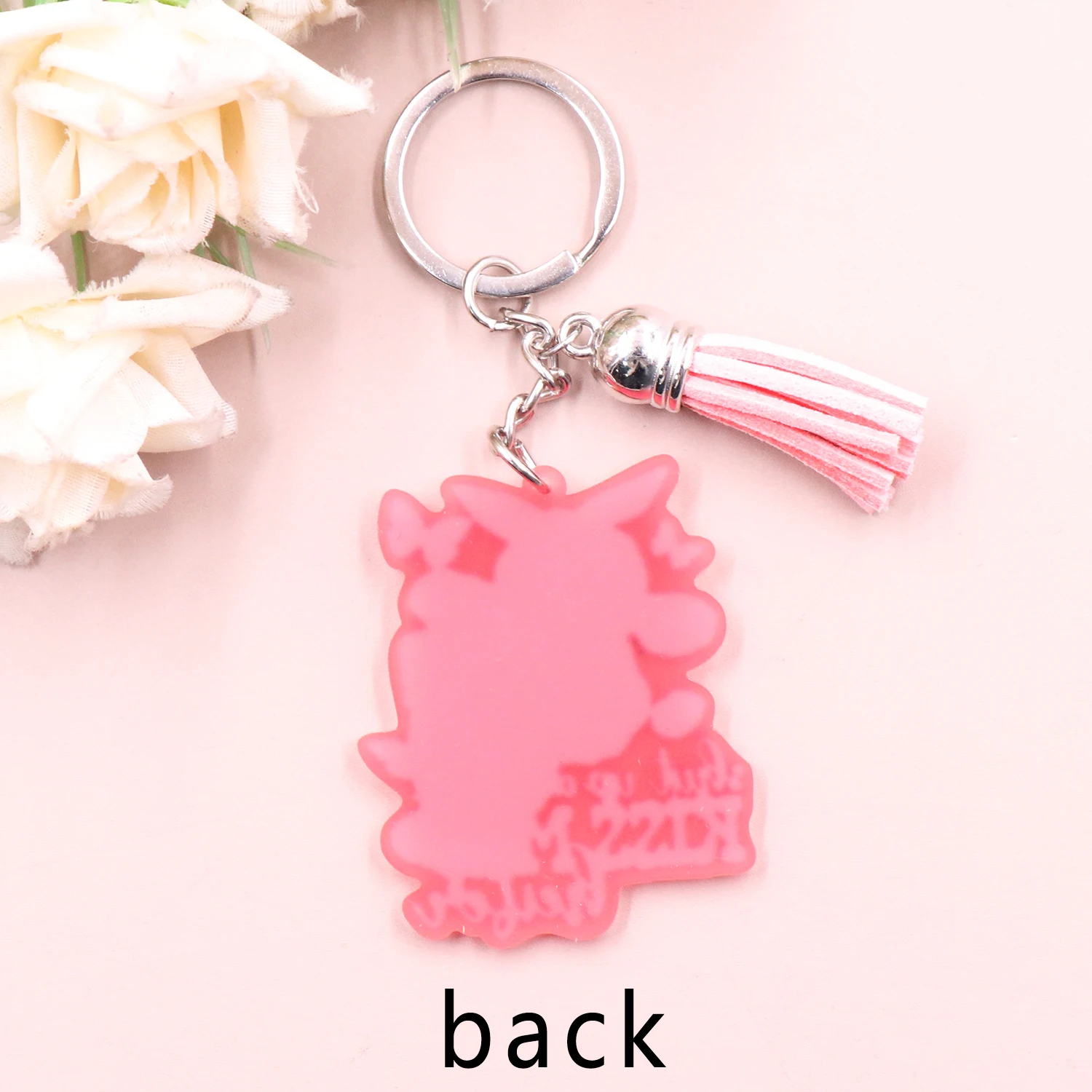 MD147KH1306 New Product Stainless Steel Shut Kiss Me Heifer TRENDY Valentine's Day Acrylic Keychain Gift Keychain supplier