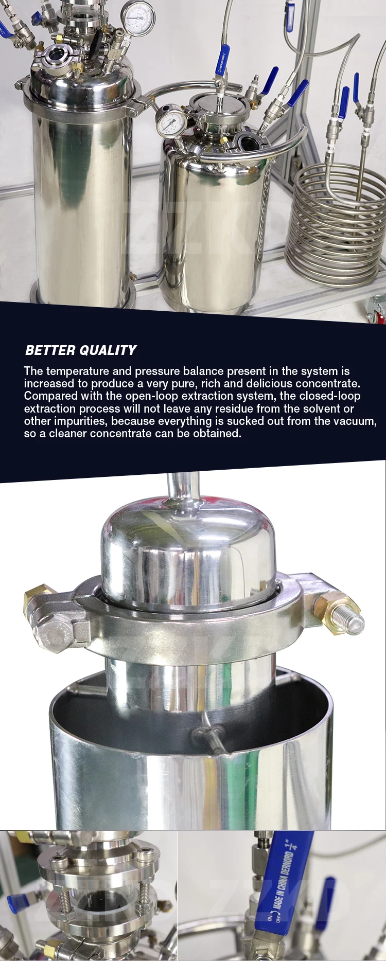 2lbs Bidirectional Closed Loop Extractor