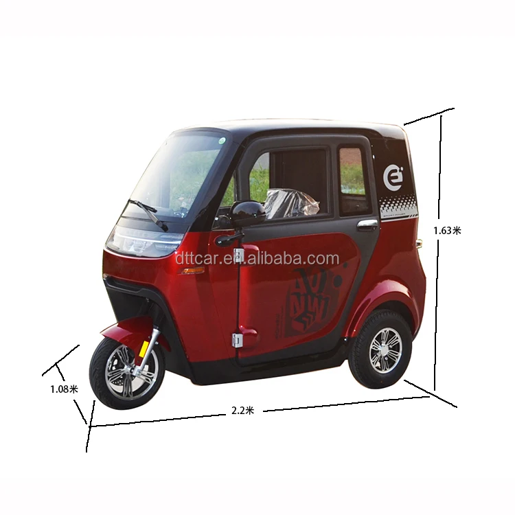 Electric Buggy Closed Passenger Electric Tricycle Electric Car Unisex ...