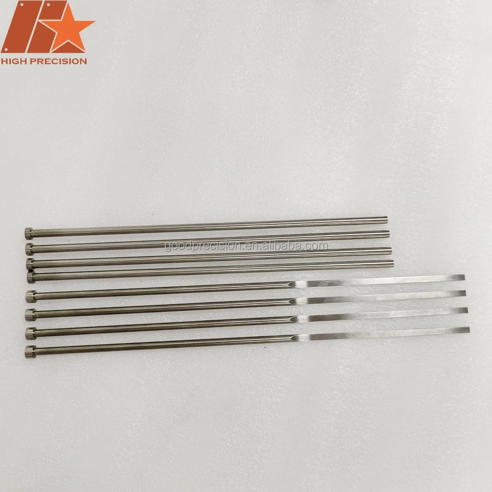 Non Standard Flat Square Ejector Pins Shaped Push Injection Punch