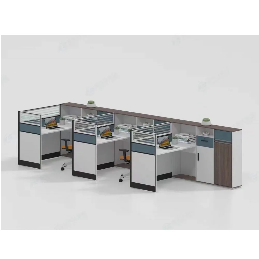  workstation modern escritorio de muebles de oficina white mobilier de bureau table office furniture desk 