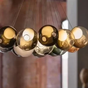 ECOJAS hotel villa restaurant lighting Bespoke Handmade Glass decoration chandelier