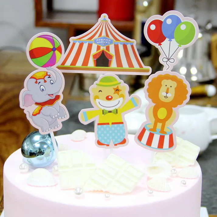 5 Unids/set De Dibujos Animados Pastel Topper Partido Decoración Cupcake  Tarjeta De Papel De Inserción Banner - Buy Decoración Para  Fiesta,Decoración Para Fiestas Product on 