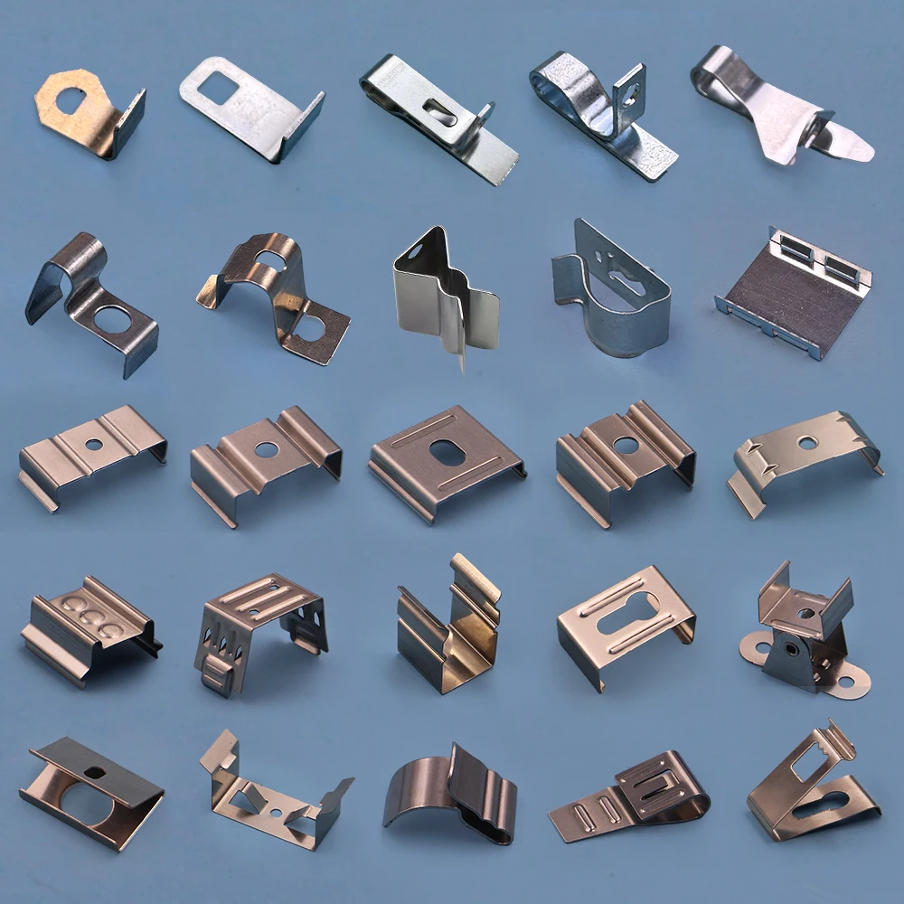 Custom Spring Steel Clip High Precision Metal Clip Oem Stamping Various Types of Metal Clamps