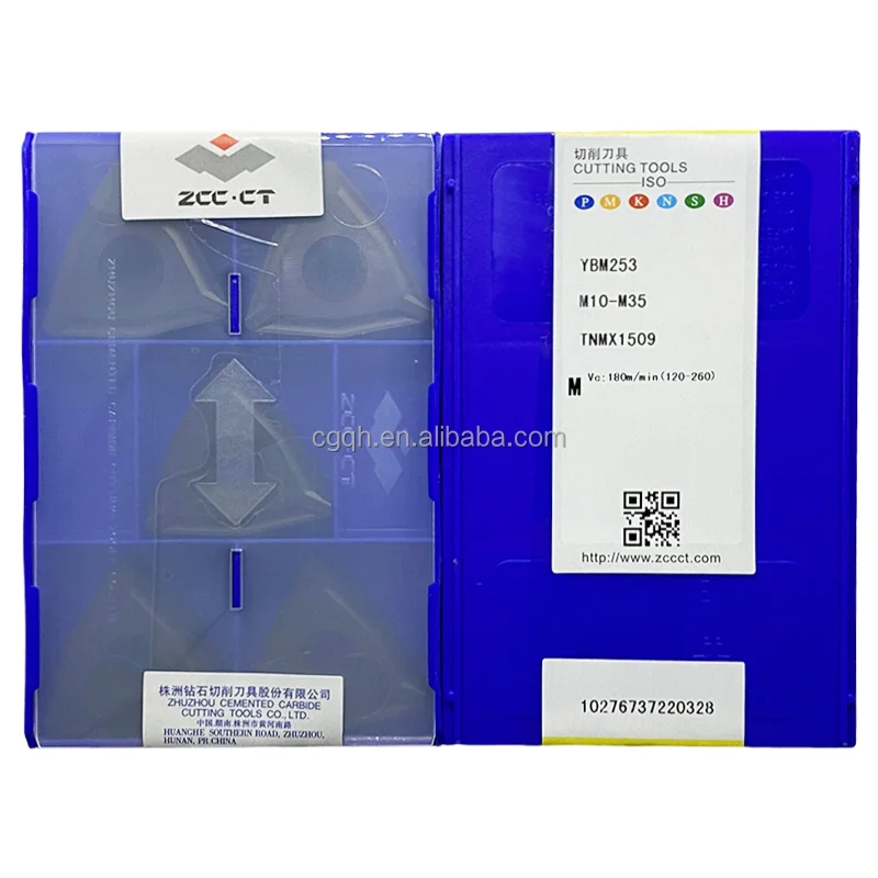 Zcc Tnmx Ybm253 Triangle Cnc Turning Tool Carbide Inserts For Cnc