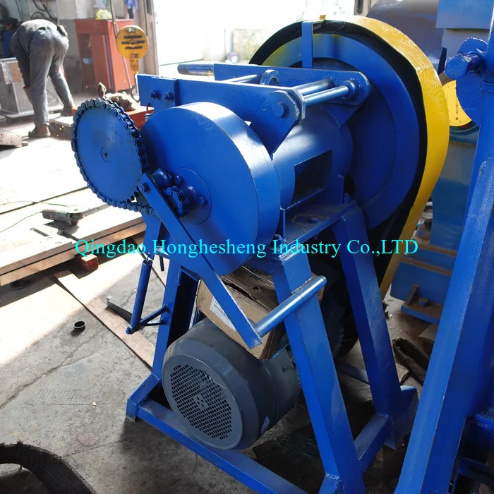 waste tire block cutter standard equipment