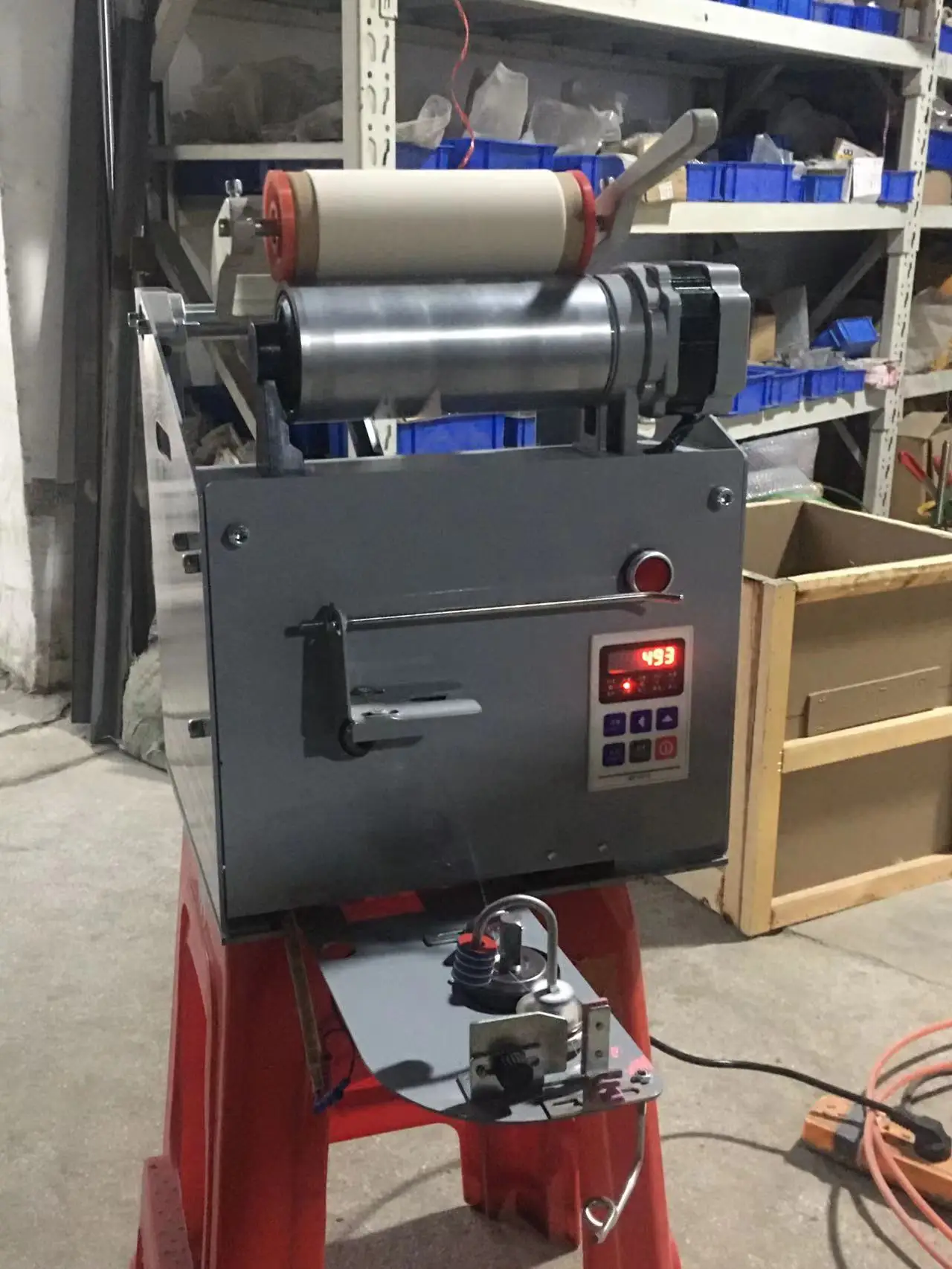 Textile Machinery Semi-Automatic Small Cone Winding Machine