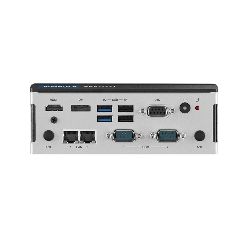 Advantech ARK-1221L Intel Atom X6413E Quad Core and Celeron N6210 Dual Core  SoC DIN-Rail Fanless Box Industrial Embedded PC