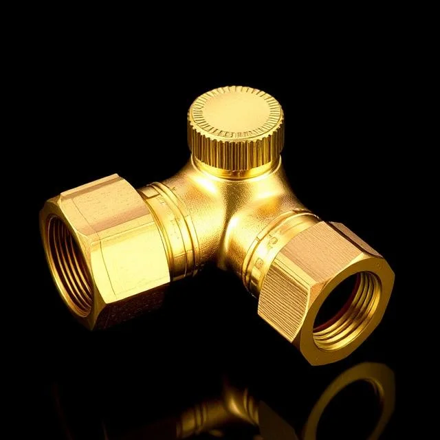 Solid Brass Compression Fitting Durable and Long Lasting Pipe Joint for Air Gas Water and Oil Lines Pipe Fittings