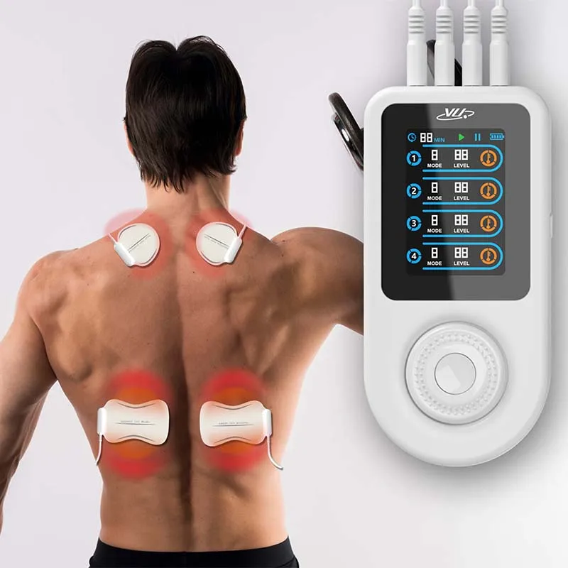 Профессиональный доступный аппарат терапии ТЭНС/ЭМС средней частоты с 4 каналами