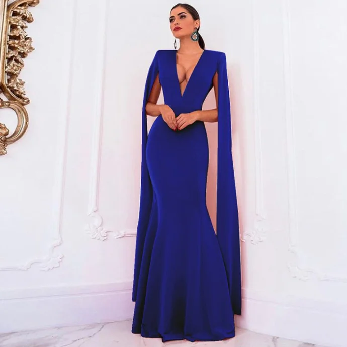 royal blue going out dress