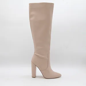 BUSY GIRL HQ1102 Custom Boots Knee High Boots Women Camel High Knee Boots for Ladies Square Heel Winter Boots Wholesale