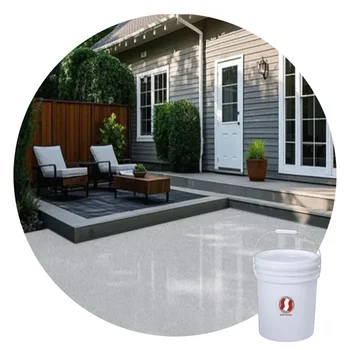 Outdoor Indoor Self-construction Wear-resistant Waterproof Factory Floor Epoxy Floor Color Sand  Flooring Paint