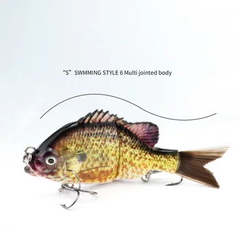 2-Segment Bionic Hard Lure with Hair Tail, 125mm 43.2g Fishing Tackle Lure for Angling – Hard Lure – view 4