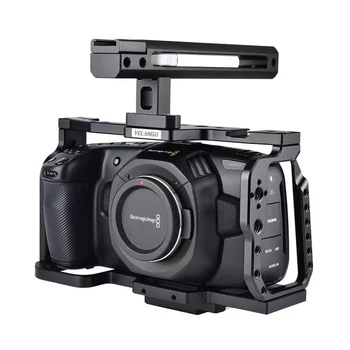 YELANGU C9-A Aluminum Alloy Camera Cage for for Blackmagic Design Pocket Cinema Camera BMPCC 4K/6k Cage Factory Price product image