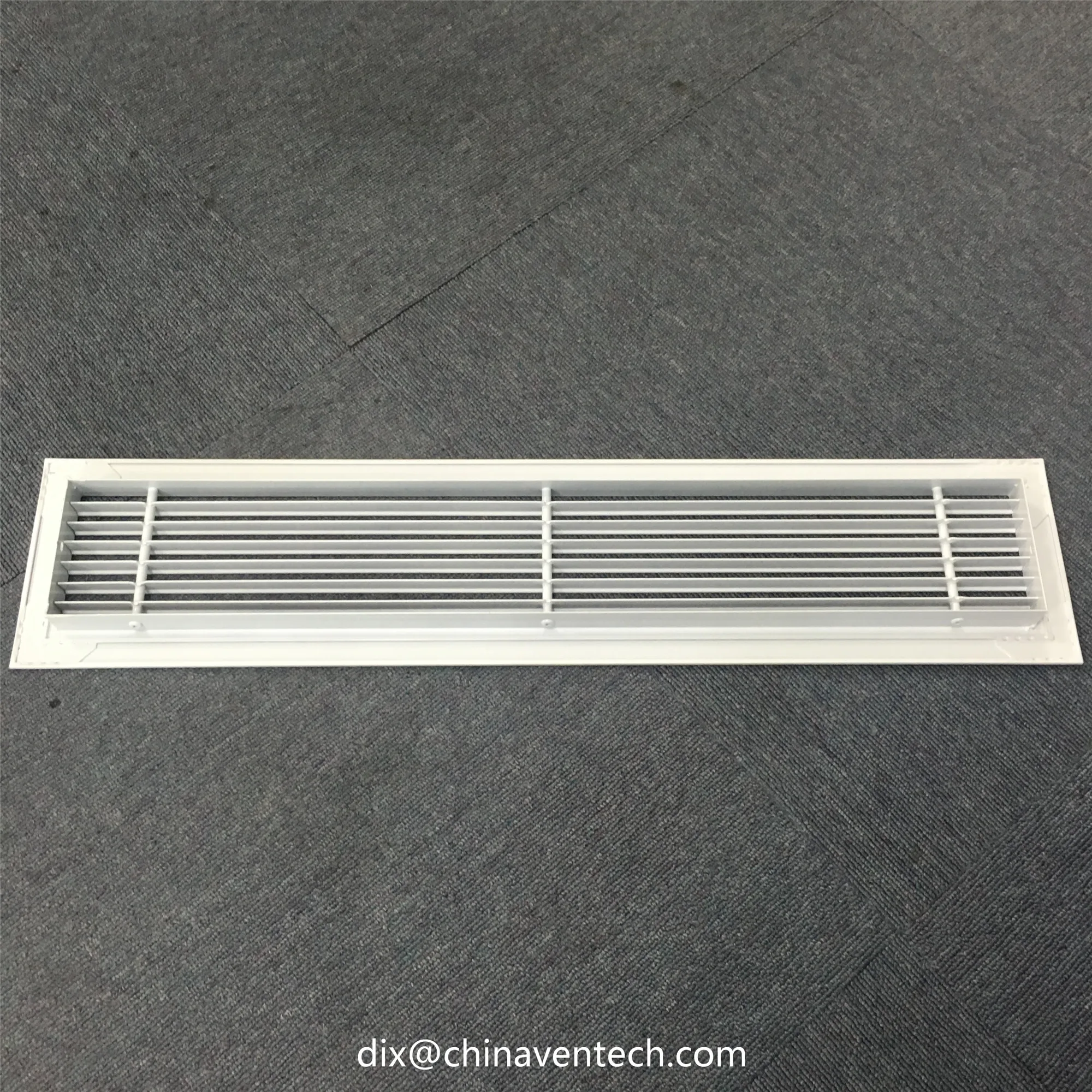 Hvac Parts & Systems Air Conditioning Aluminum LInear Bar Type Louver Exhaust Air Grille Air Diffuser