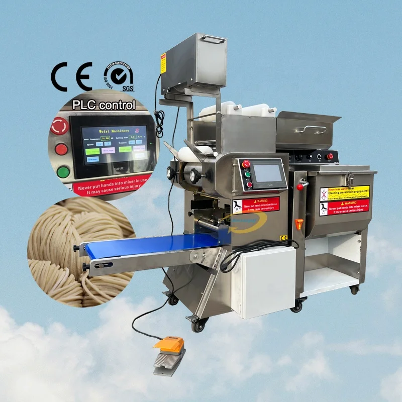 Stainless Steel Noodle Pasta Making Machine/110V 220V Automatic Japanese Fresh Noodle Making Machine with Speed Control