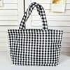 Large Check - Black