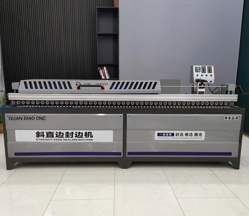 2024 New Design MDF Plywood Edge Bander Machine Kitchen Cabinet Full Auto 45 Degree Bevel Straight Edge Banding Machine Price