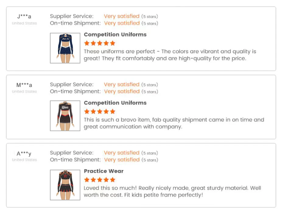 Custom Girls' Cheerleading Uniforms Spandex Rhinestone With Sublimation