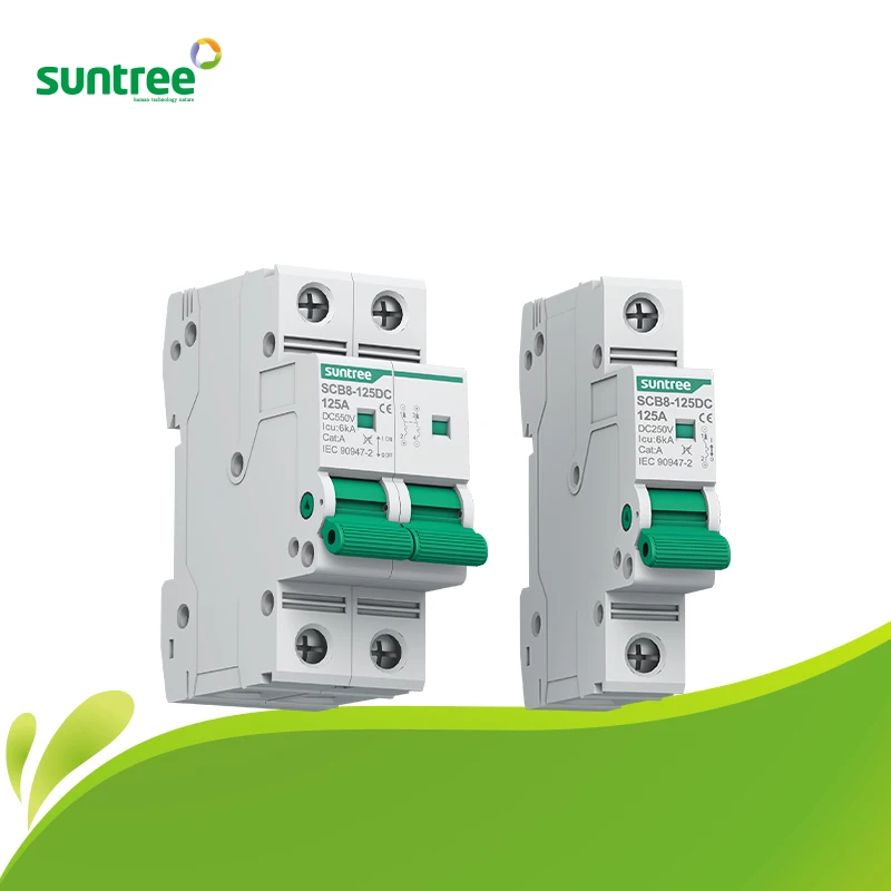 Factory Price Dc Circuit Breaker Solar System MCB DC 2P 125A Renewable Energy Circuit Breaker