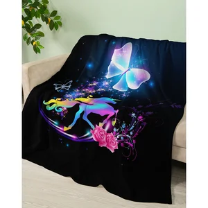 New Fashion Customizable Comfortable Sleeping Soft Thick Fleece Polyester Security Baby Blanket