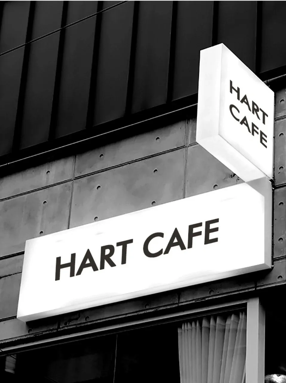 Наружная светодиодная рекламная световая коробка акриловая вывеска квадратная