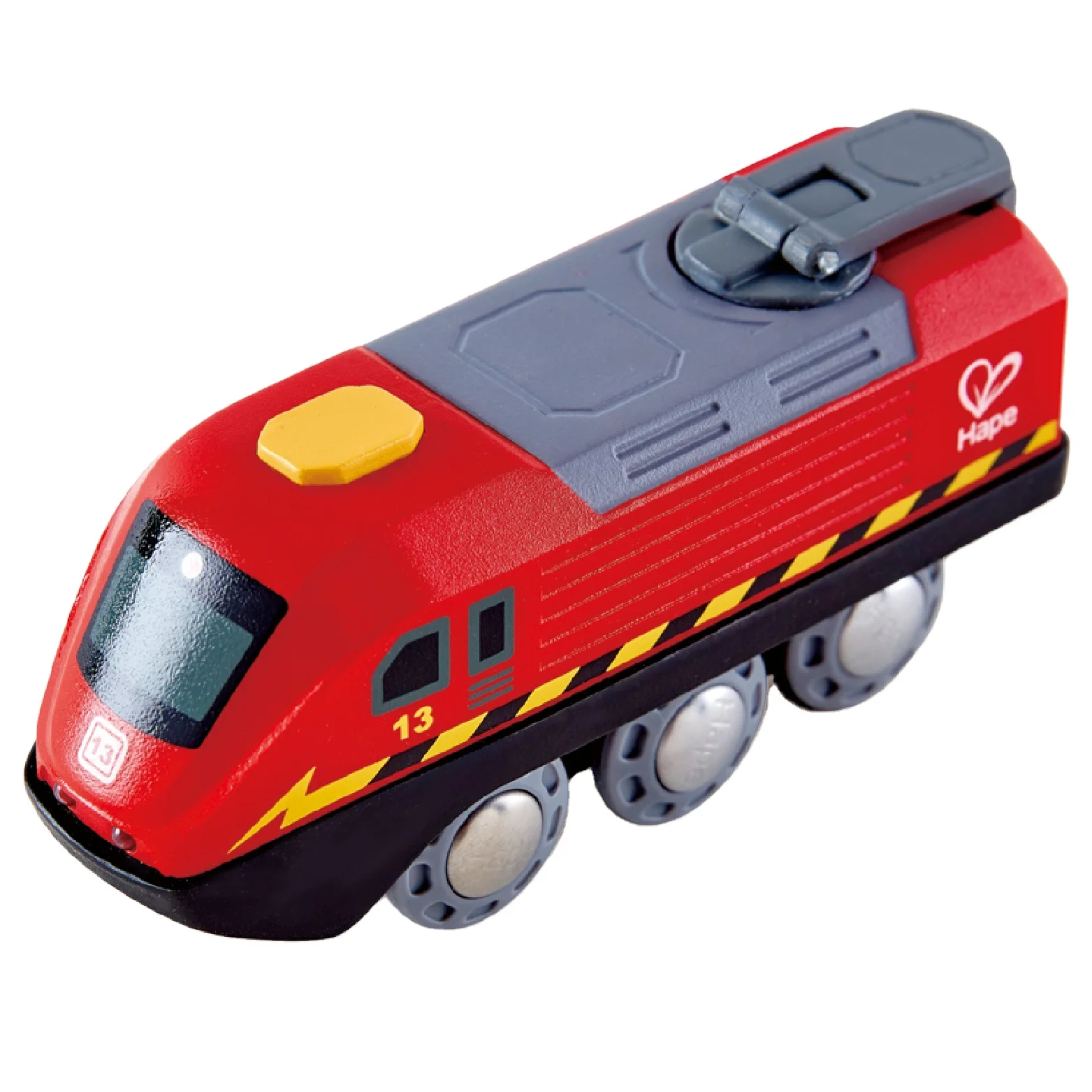 Hape Crank-Powered Engine Childhood Electric Train Set Train Toys for Kids  Training Brain
