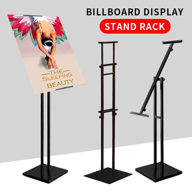Metal Frame KT Board Exhibition Rack - Adjustable Poster Display