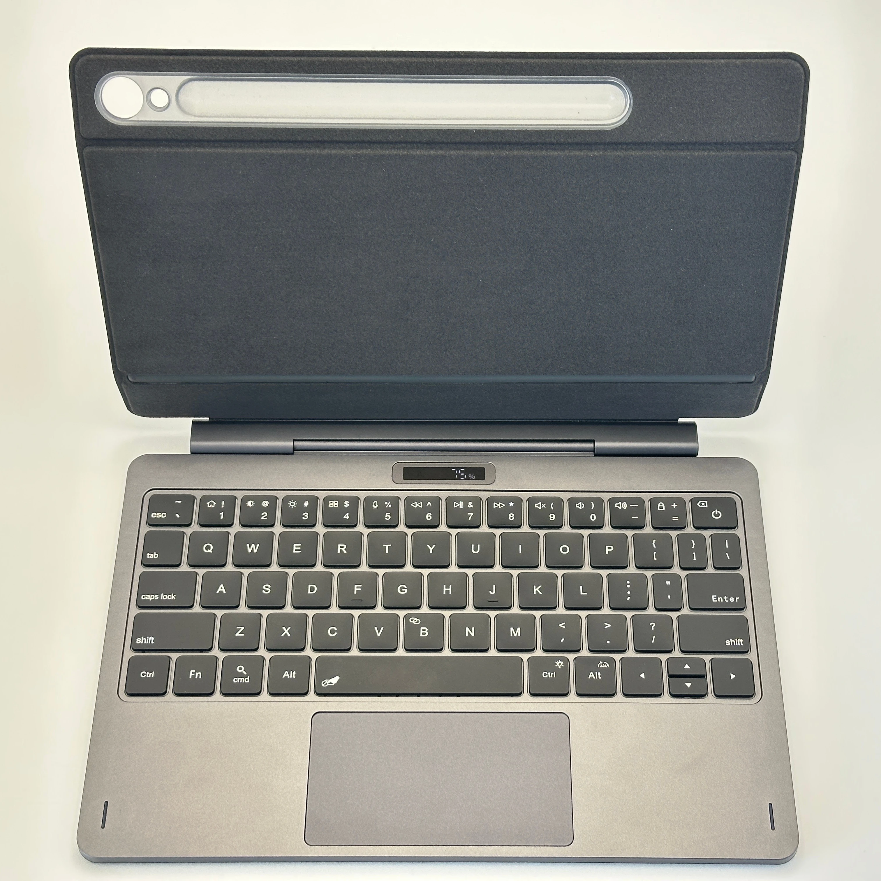 Laudtec 6 Rows Magic Keyboard Pencil Slot Case Multi-Touch Trackpad Custom For Samsung Galaxy Tab S9 S11 A11 S10 Fe Plus Pbk340