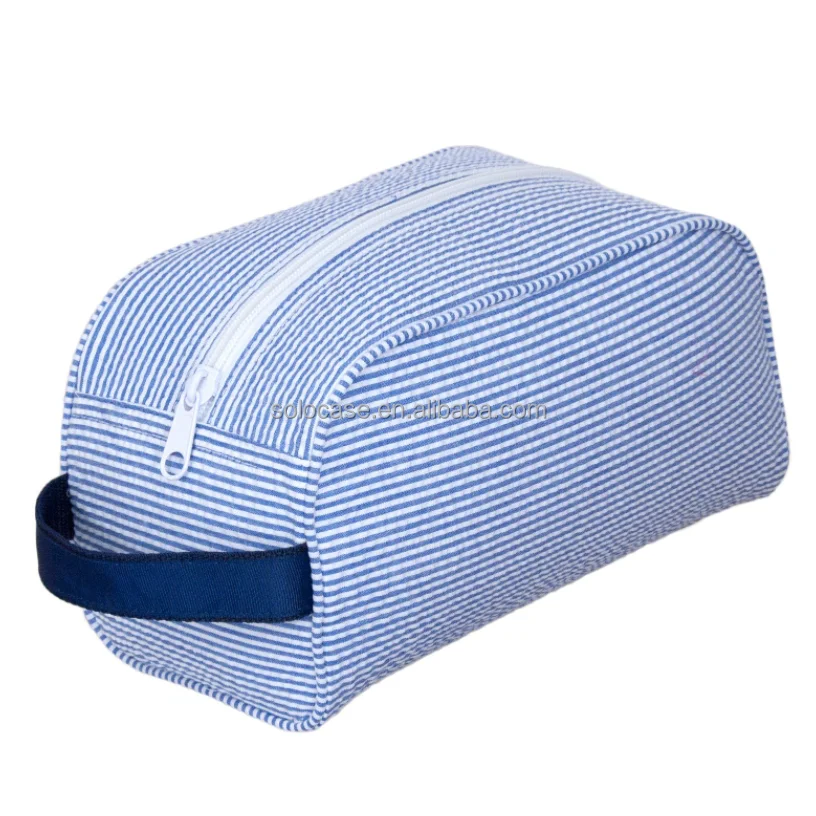 Seersucker Cosmetic Bags