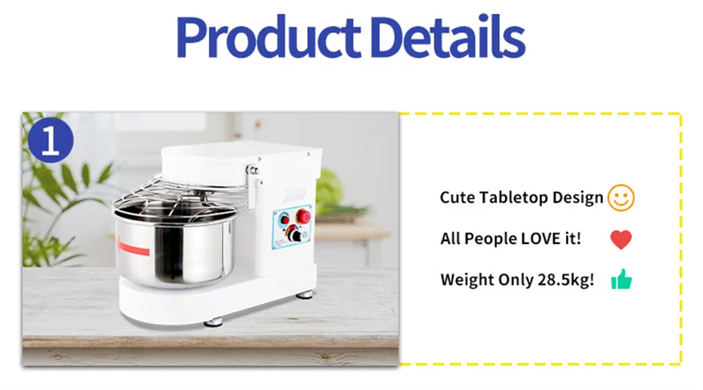 spiral dough mixer