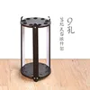 9-hole floor-standing pole stand