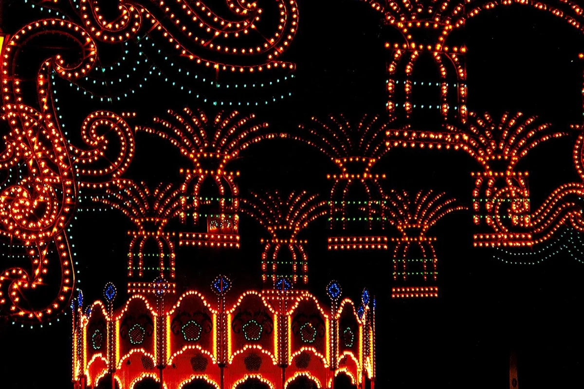 2023 Light up Flower Rangoli LED India Singapore Malaysia Outdoor Diwali Deepavali Lights