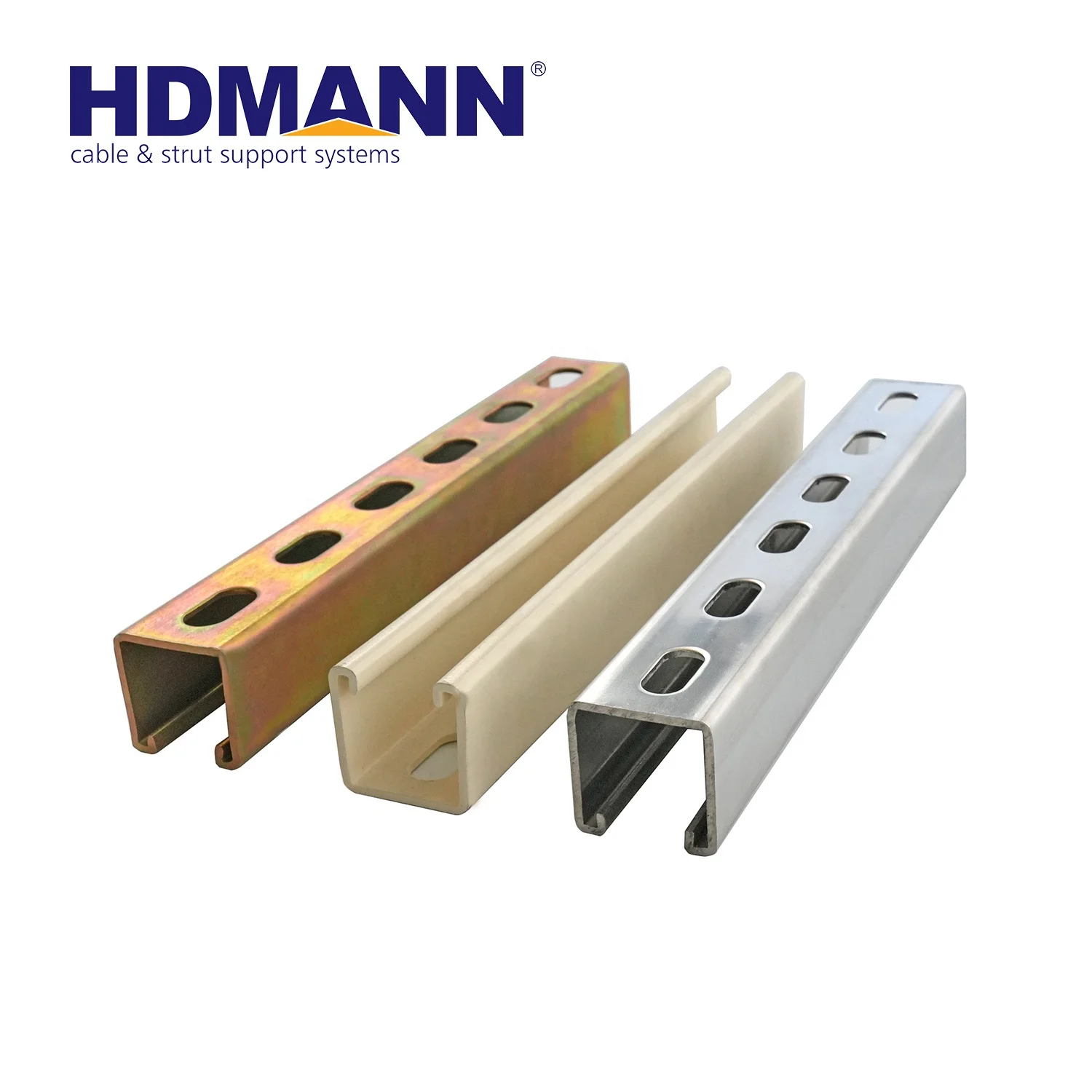 HDMANN 1 5/8" X 1 5/8" Unistrut Slotted Channel