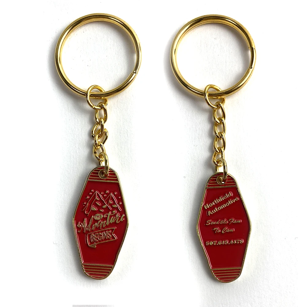 Custom Hotel Room Keychains Promotional Luxury Gifts