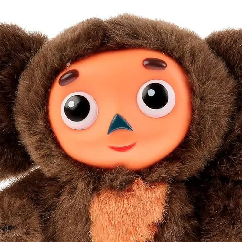 Factory Price Russian Anime Stuffed Cheburashka and Crocodile Gena Bear Music Talking Plush Toy for Party Packed in Bags