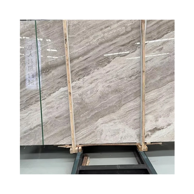 인기 판매 루나 회색 대리석 석판 및 타일, 고품질 칼사이트 소재, 광택 마감, 현대식 주거 공간 바닥·벽·욕실 디자인, 실내·외부용