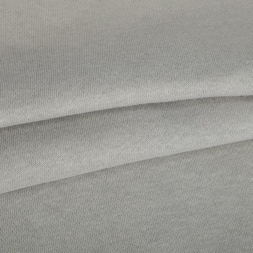 Оптовая продажа матовая 80/20 французская махровая флисовая трикотажная ткань для свитеров на