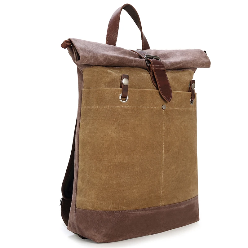 vintage style laptop backpack