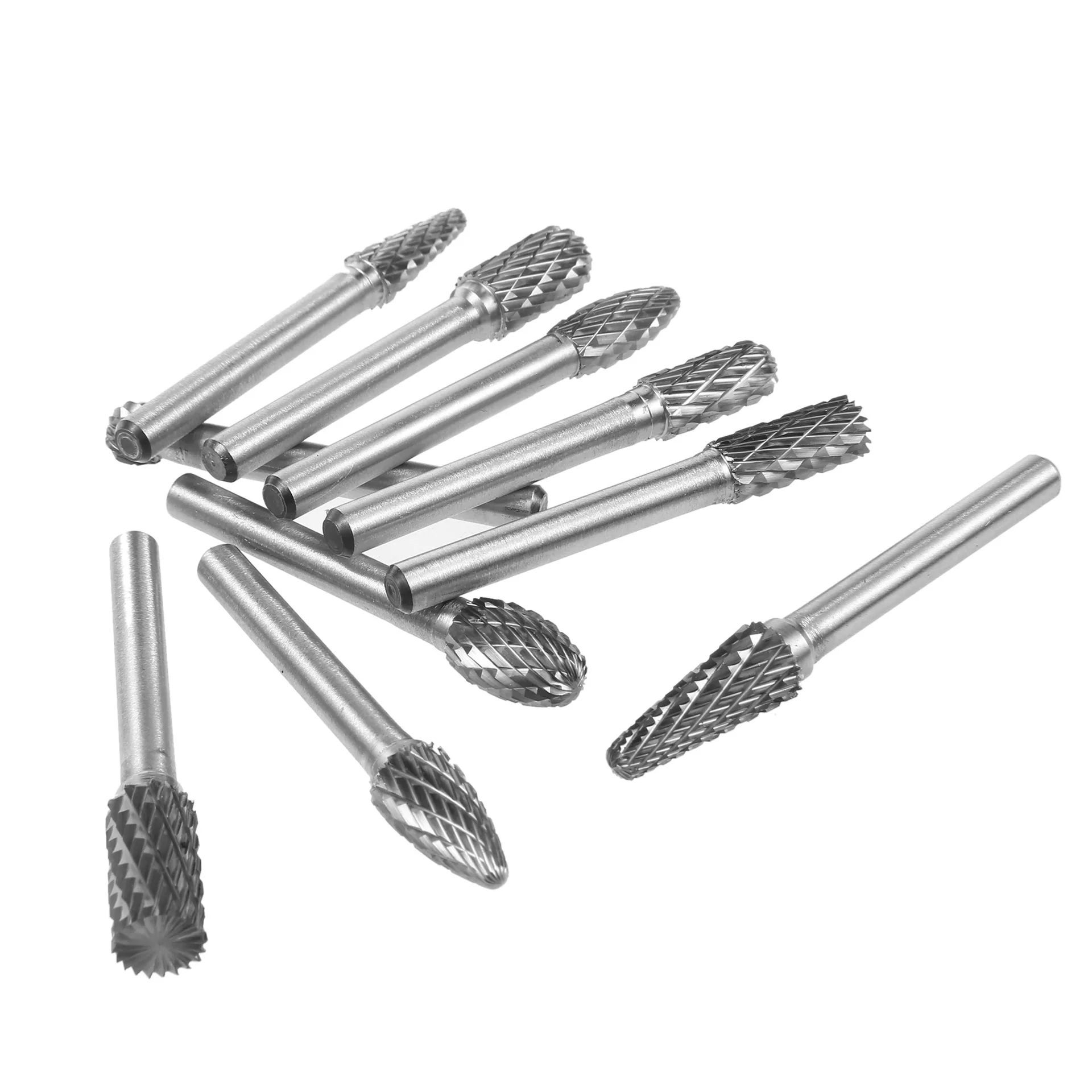 Tungsten Carbide Burrs Rotary Drill Bits File Burrs Set