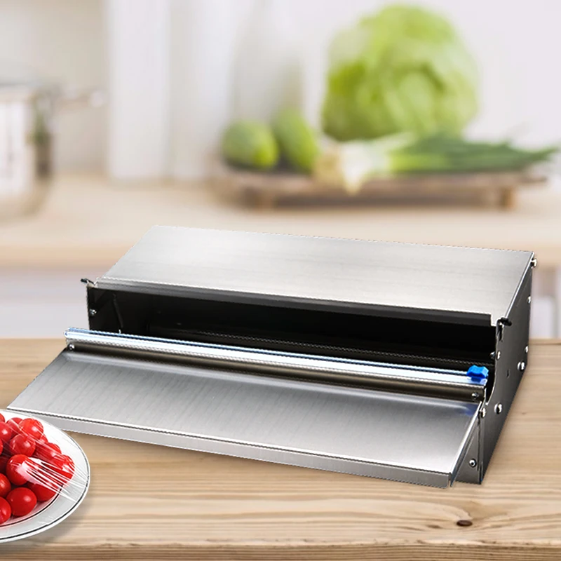 Factory Direct Supply HW 450C Series Pure  Tray Wrapper Wrapping Machine 450 Manual Film Hand Wrapper
