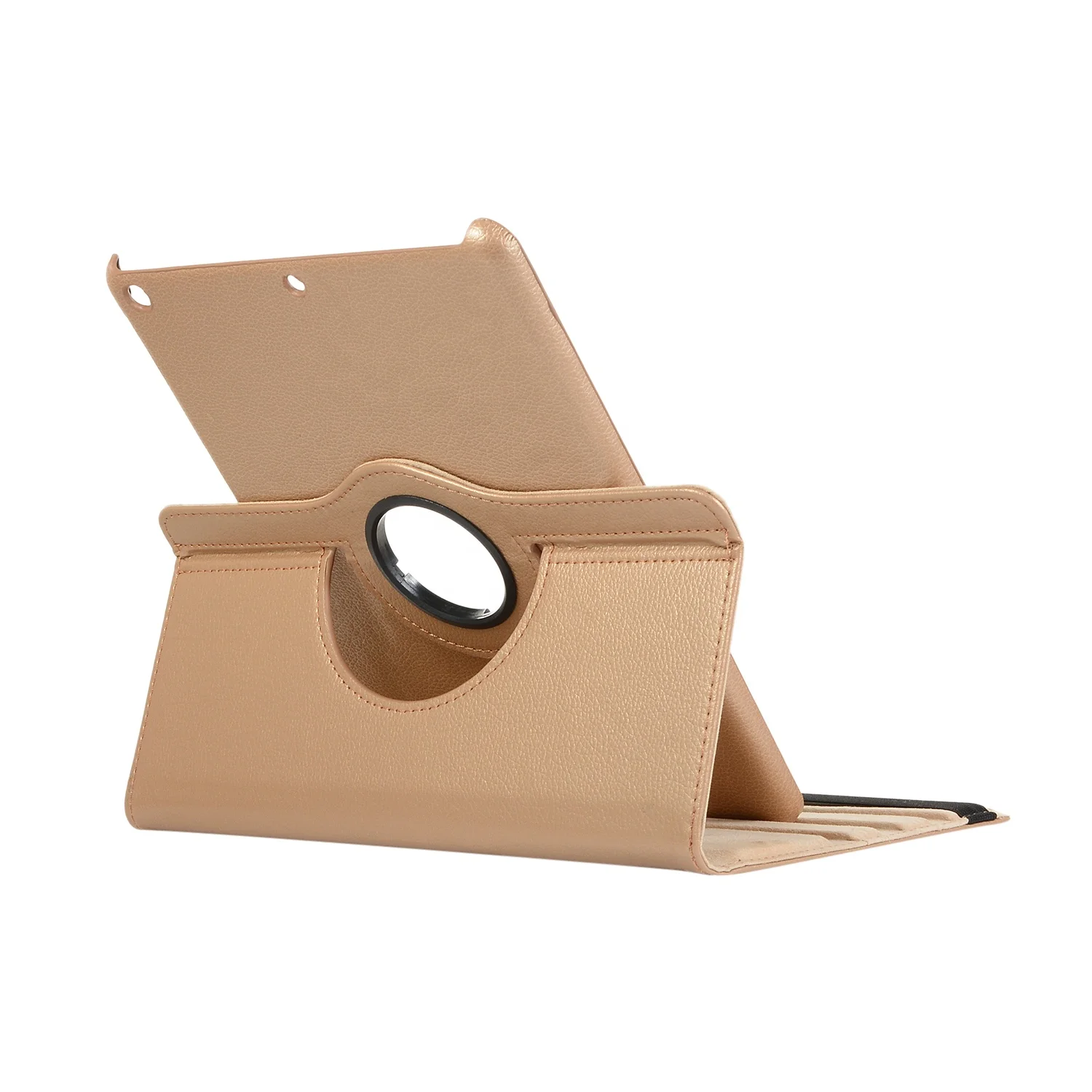 Custodia Flip IPad Custodia In Pelle Per IPad 5/6/7/8/9/10/11a Gen, Air - Cover Flip Con Protezione 360°, Nera Case IPad Pelle Nera Marrone - Foto 5