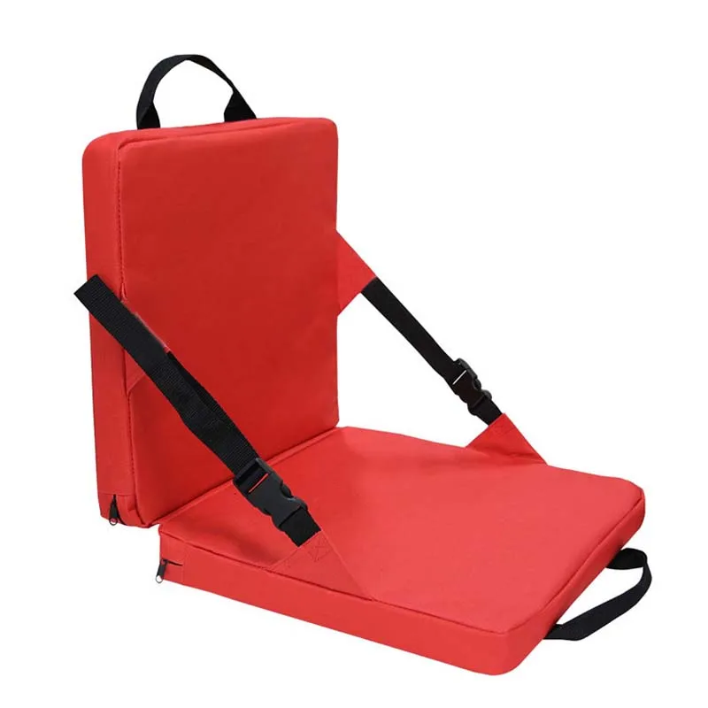 Low Moq High Quality Outdoor Portable Foldable Stadium Seat Cushion for Bleacher
