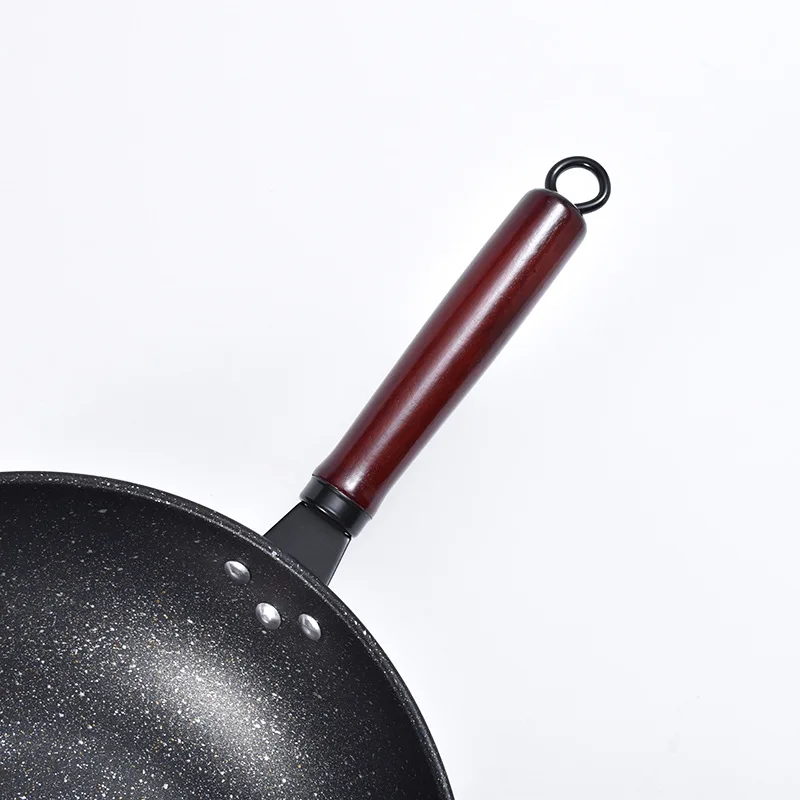 Home Kitchen Nonstick Woks Chinese Wok Carbon Steel High Quality