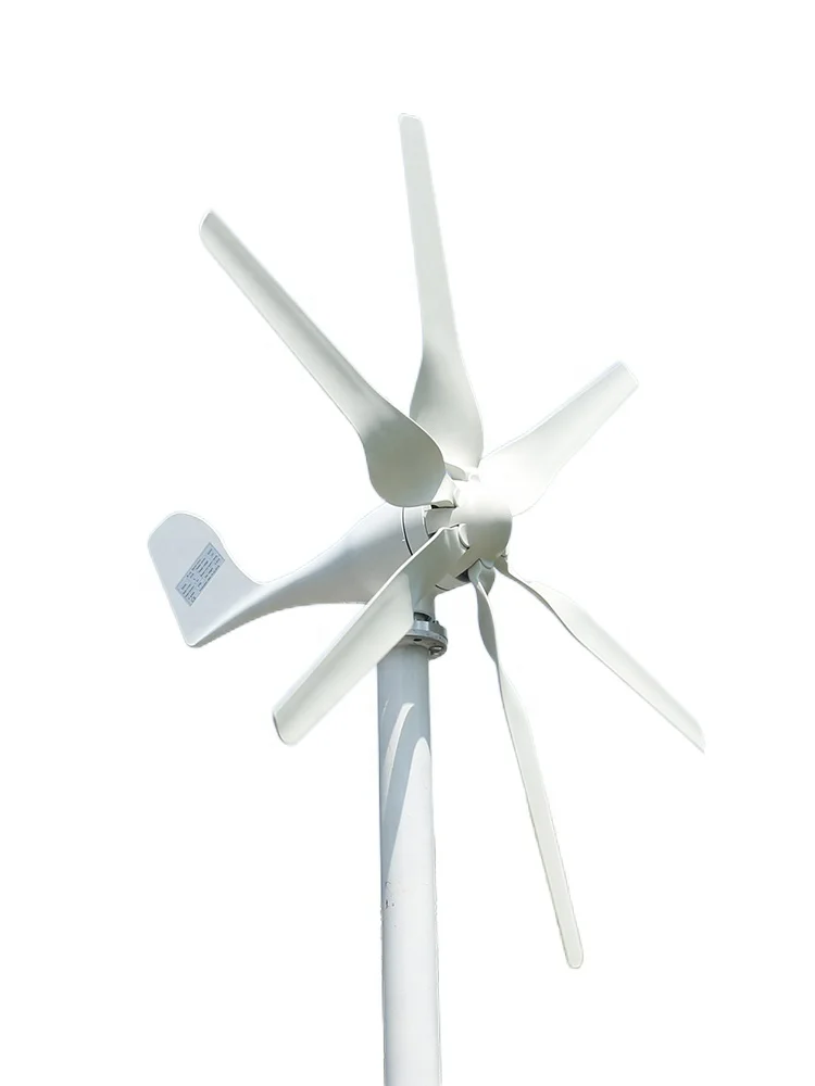New energy 800w 6 Blades12v 24v Horizontal Wind Generator Turbine wind turbine10kw