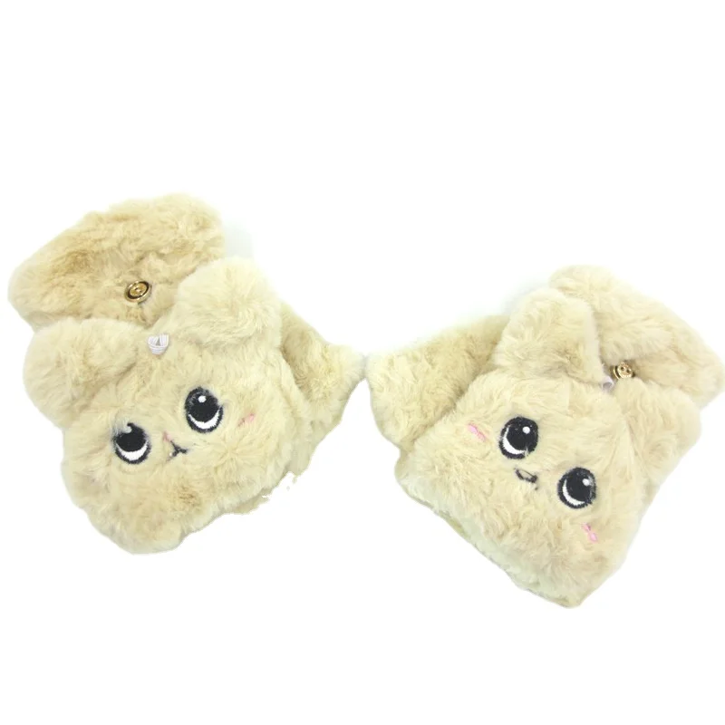 Женские модные милые перчатки с котом оптовая продажа теплые зимние защитой